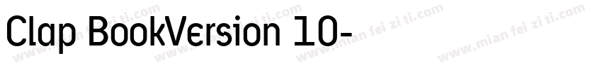 Clap BookVersion 10字体转换